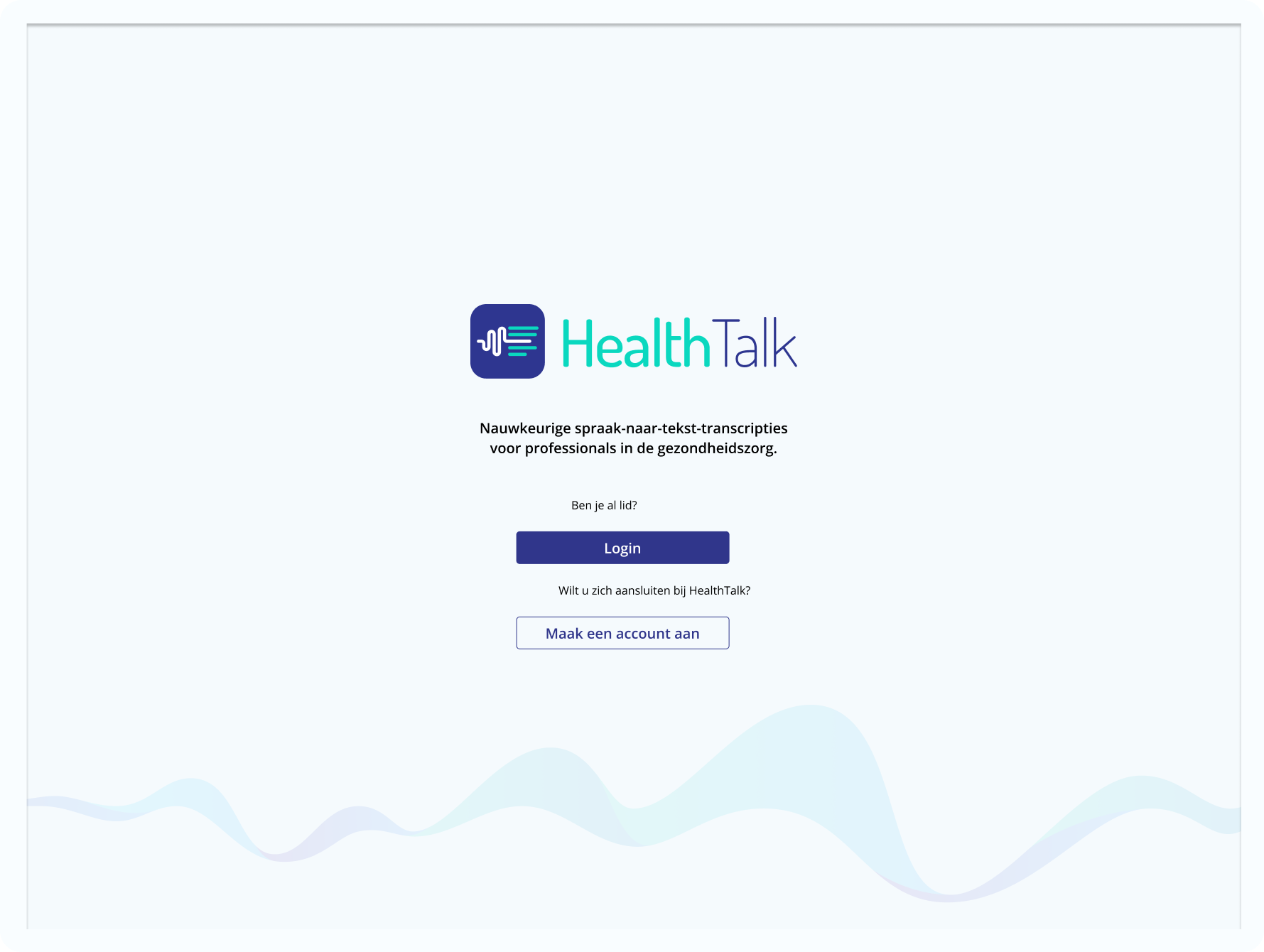 HealthTalk Mockup