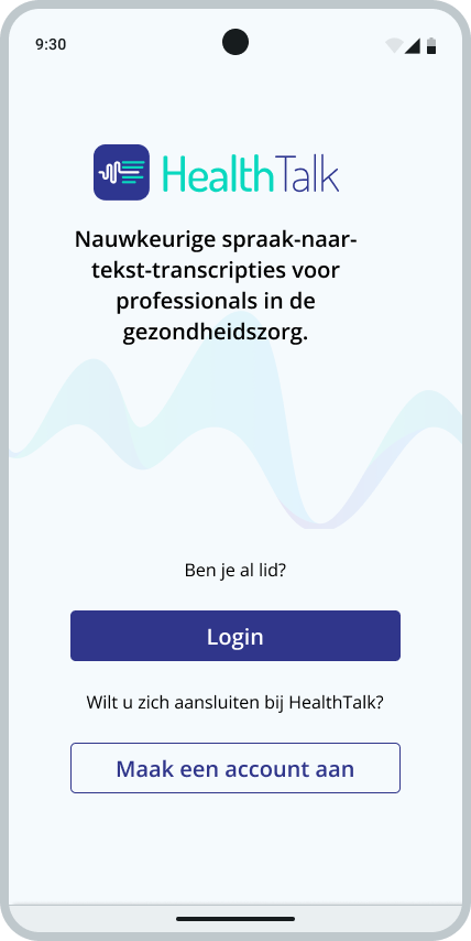 HealthTalk Mockup