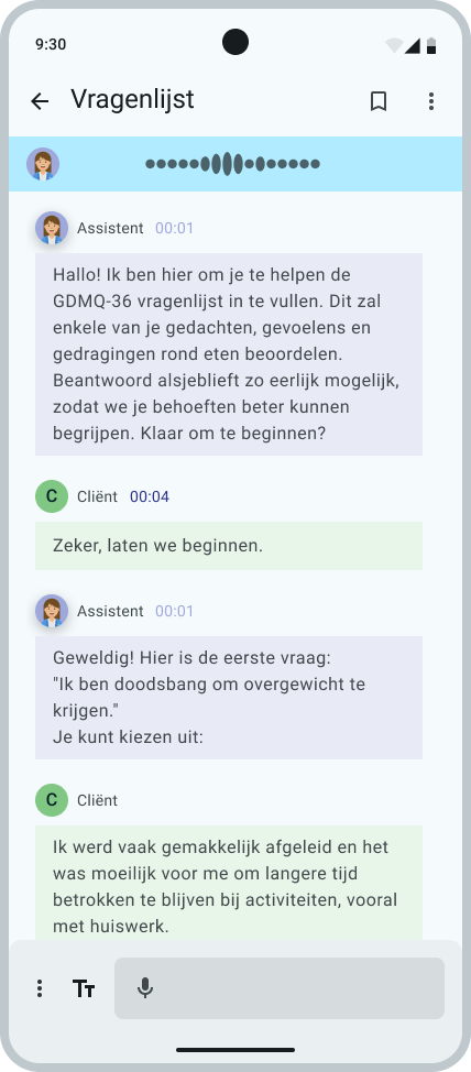 Motiverende Chatbot