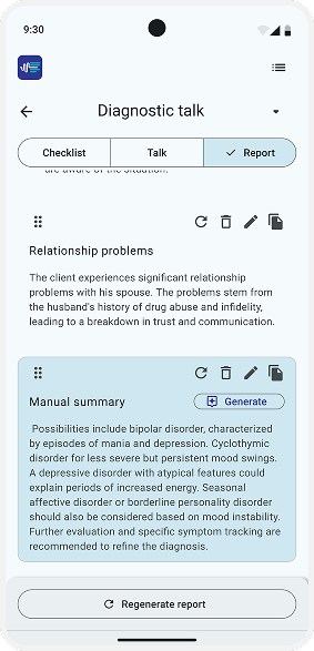 Mobile app consultation and translations